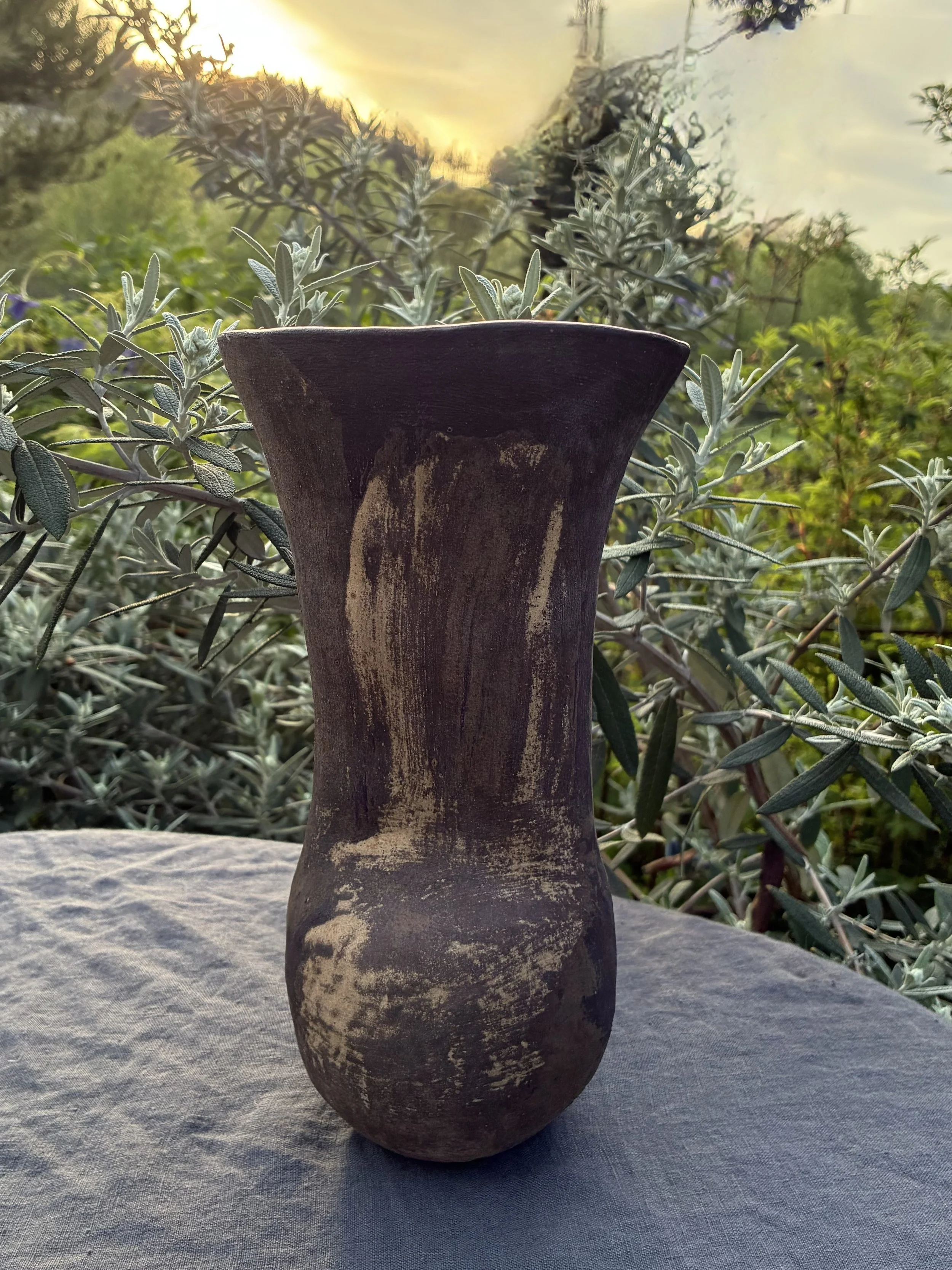 Coiled Vase with Matte Glaze