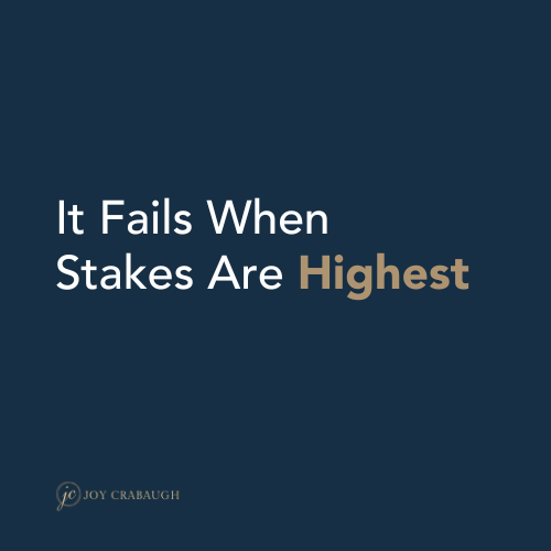Why Communication Fails Leaders When the Stakes Are High