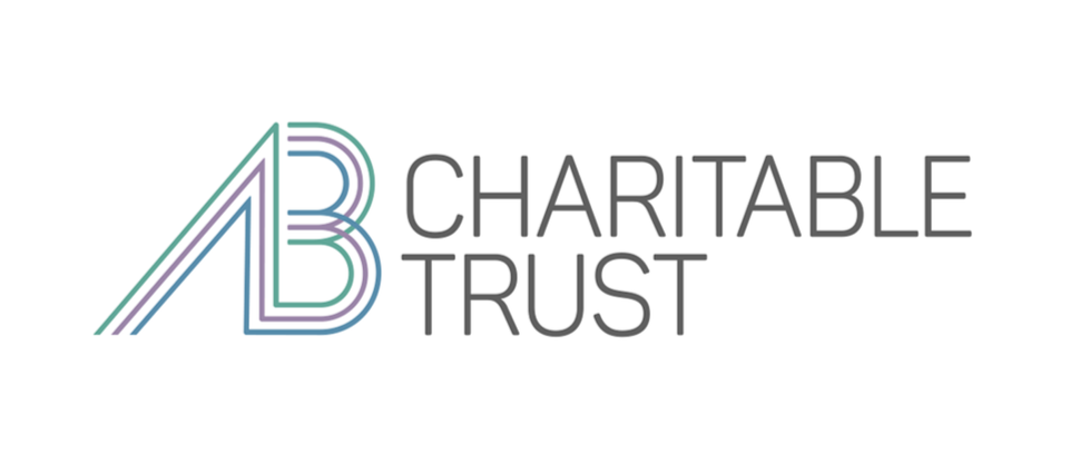 Logo of AB Charitable Trust with stylized 'A' and 'B' and the words 'Charitable Trust'