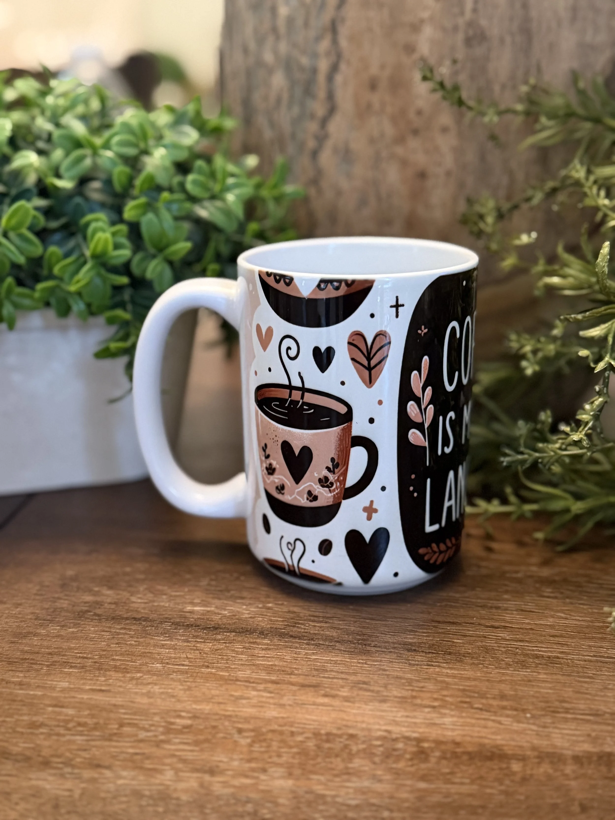 Coffee Is My Love Language 15oz Mug