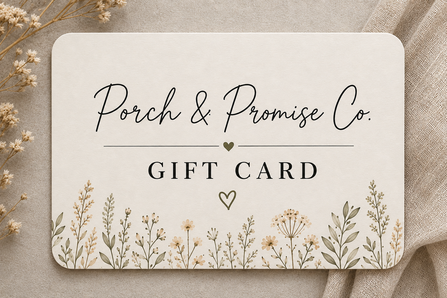 Porch & Promise E-Gift Card