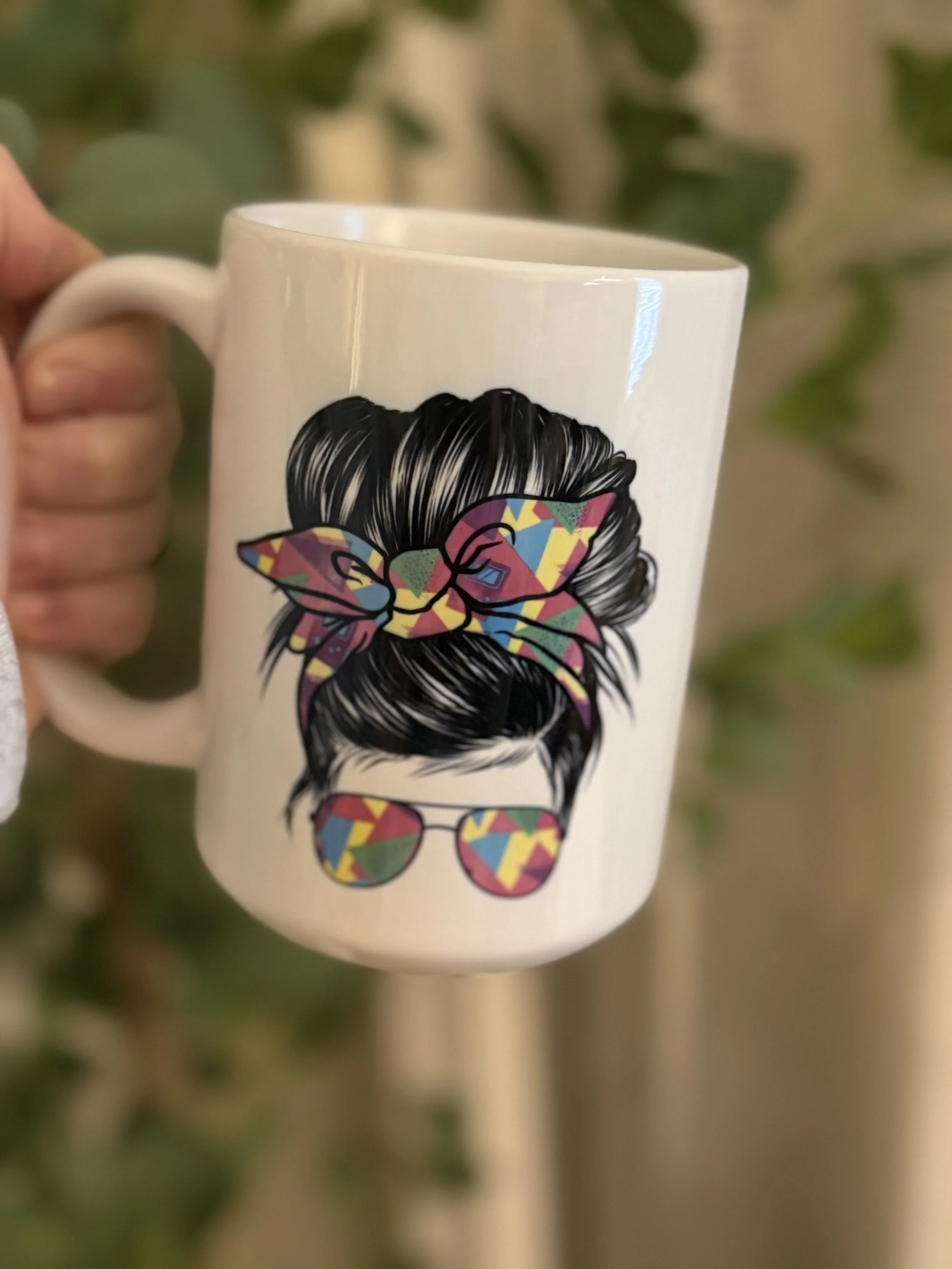 Messy Bun Mug 15oz
