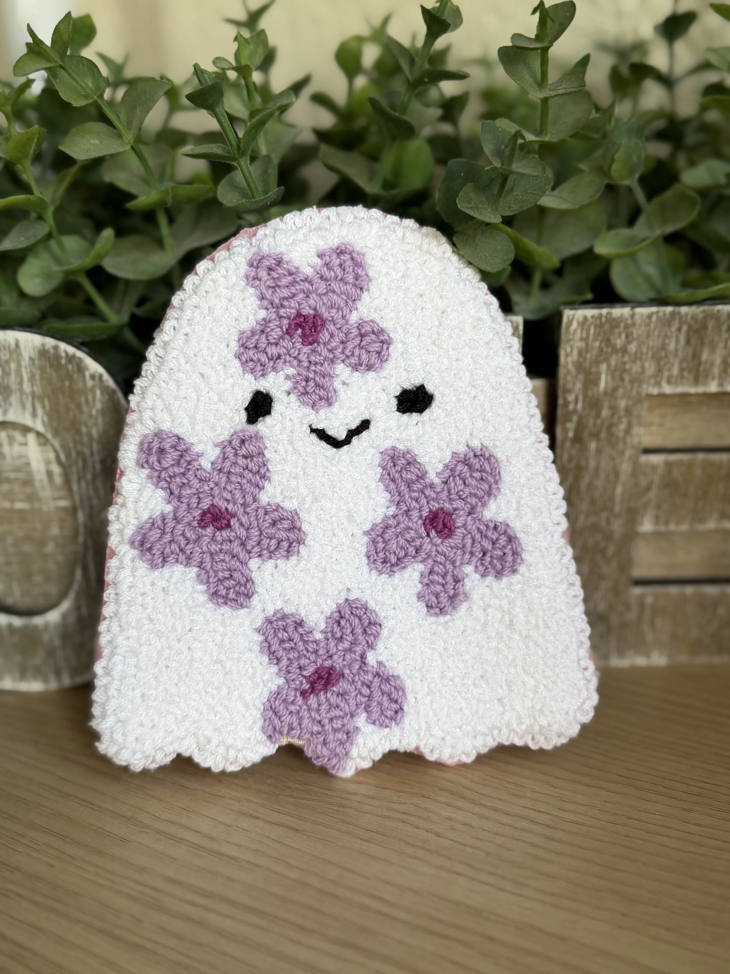 Purple Flower Ghost Mug Rug.jpeg