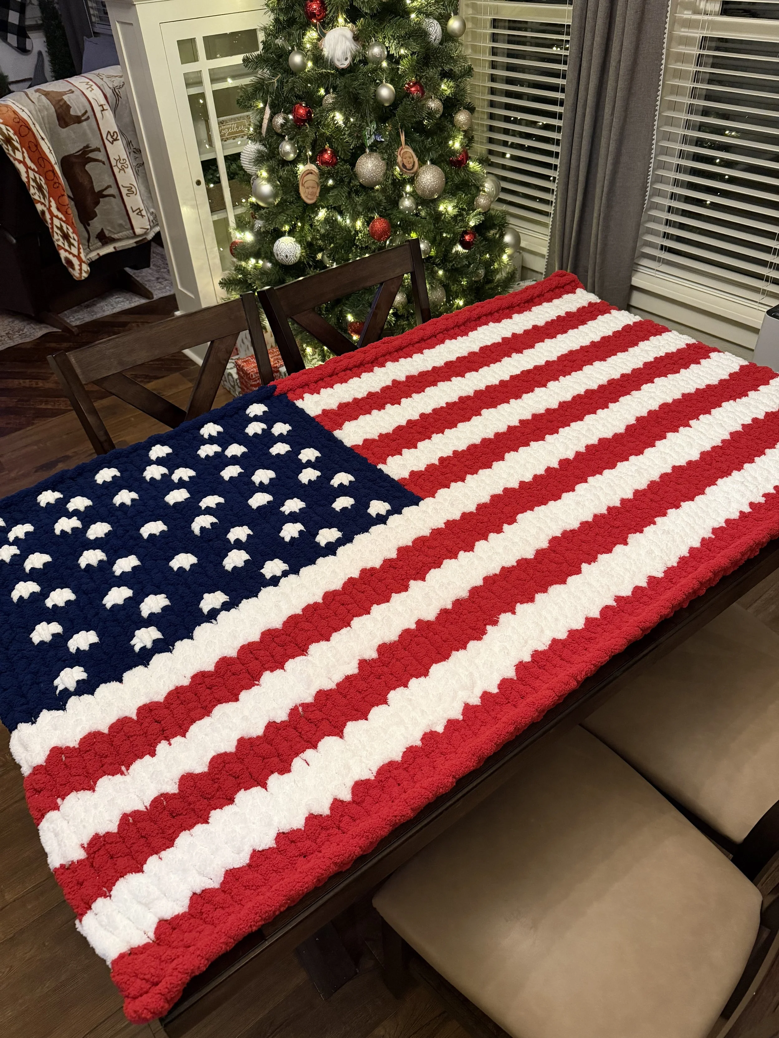 Custom Chunky Hand Knit Blankets 40x60