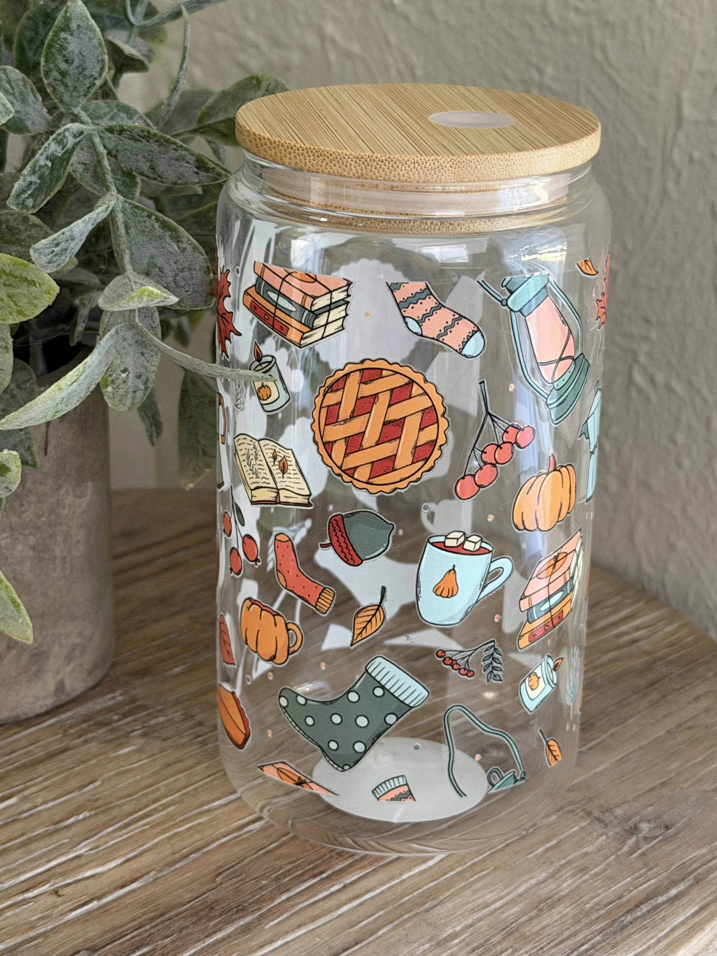 Apple Pie 16oz glass