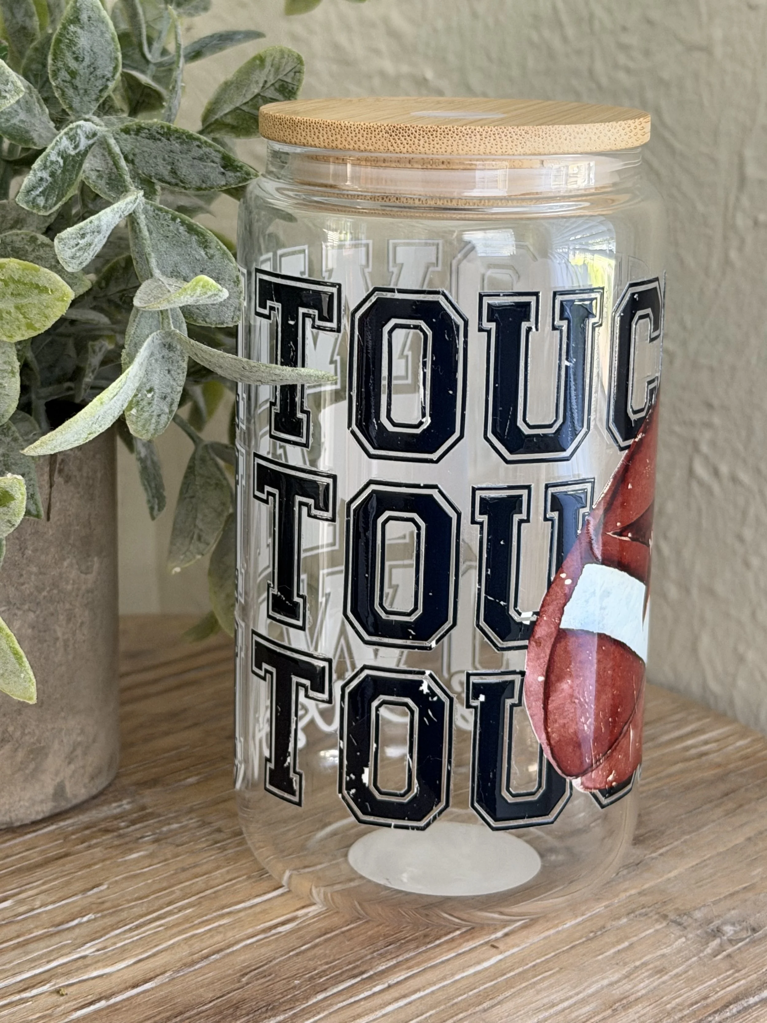 Touchdown Season 16oz glass