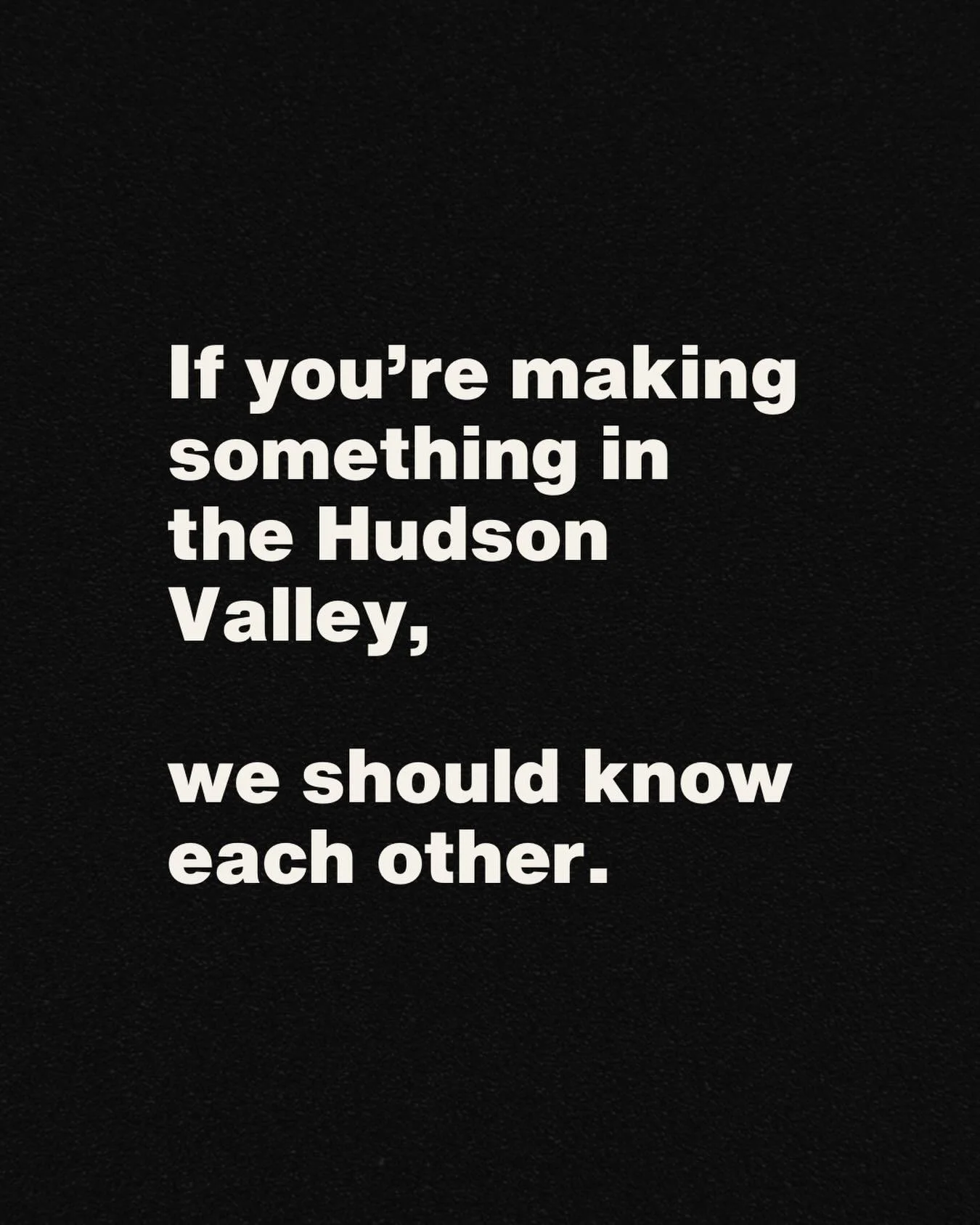 Tell us what you&rsquo;re working on.

#filmsocietyofnewburgh