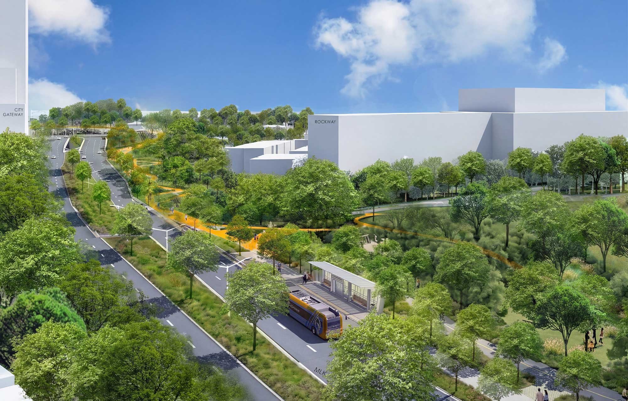 Wonder leads the way, where path, transit, and park come together.