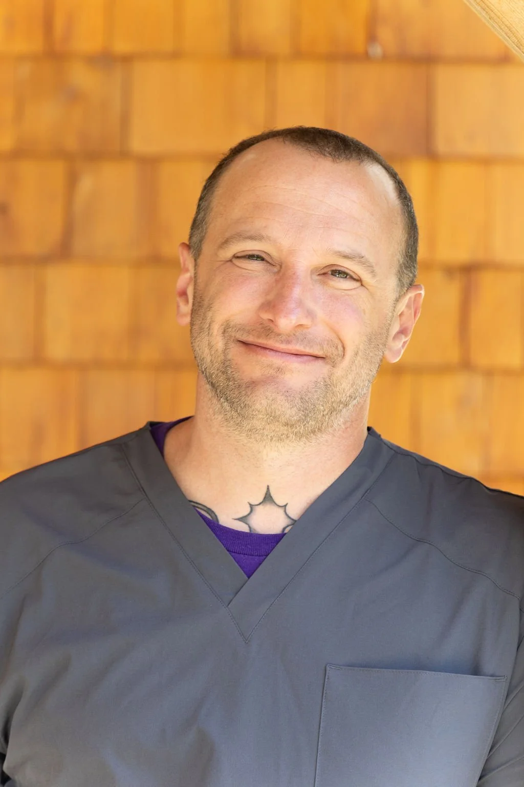 A photo of Tom Reeve, LMT, owner of FMM