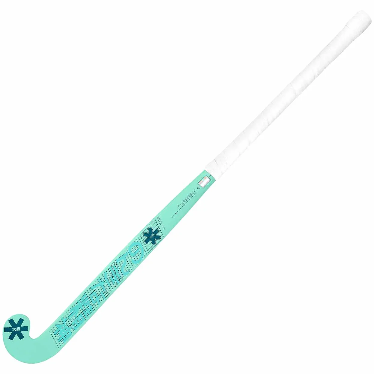 AOKV25S6-osaka-mid-bow-25-field-hockey-stick-teal-front.webp