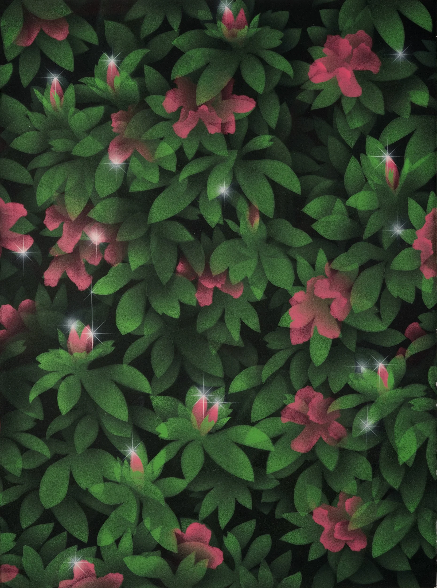 Azalea and Moss