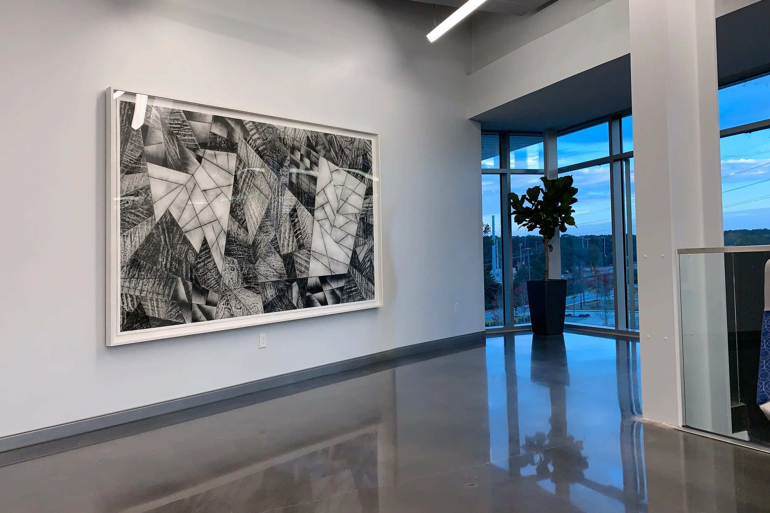 Topographic Painting for the SC Aeronautical Training Center