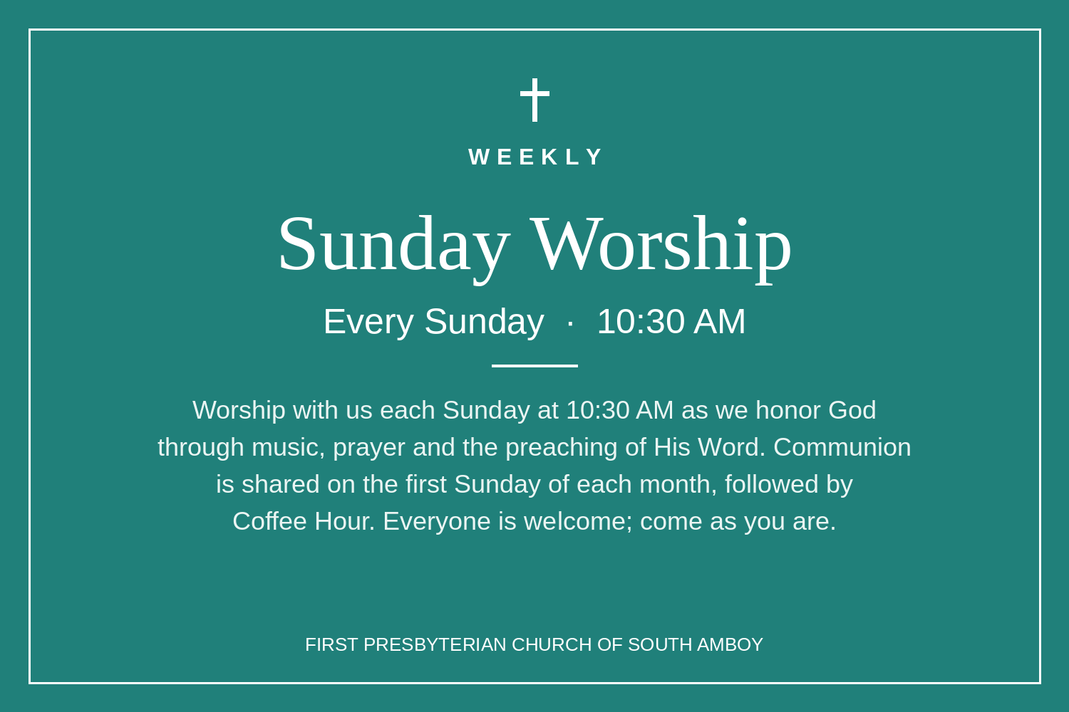 Sunday Worship