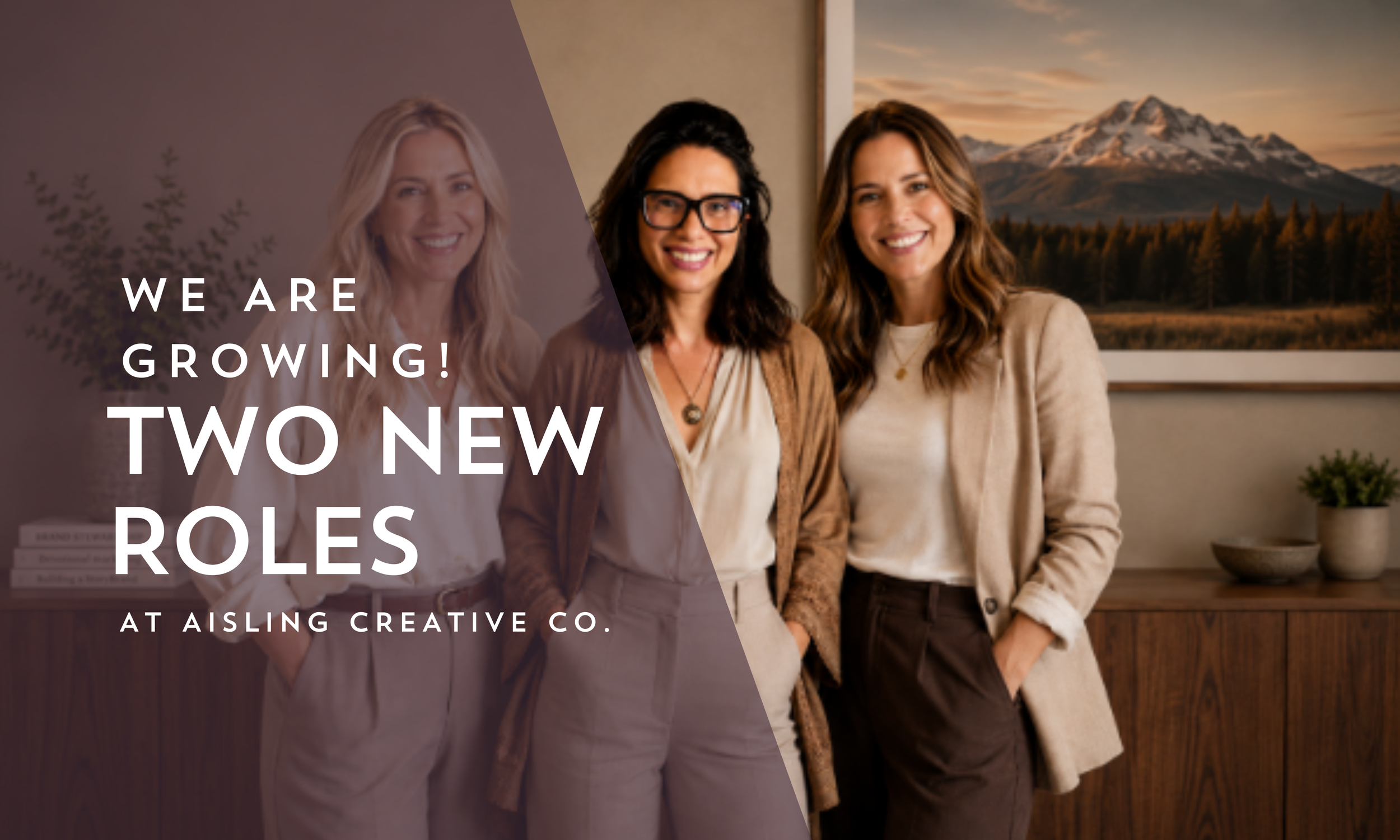 We Are Growing: Two New Roles at Aisling Creative Co.