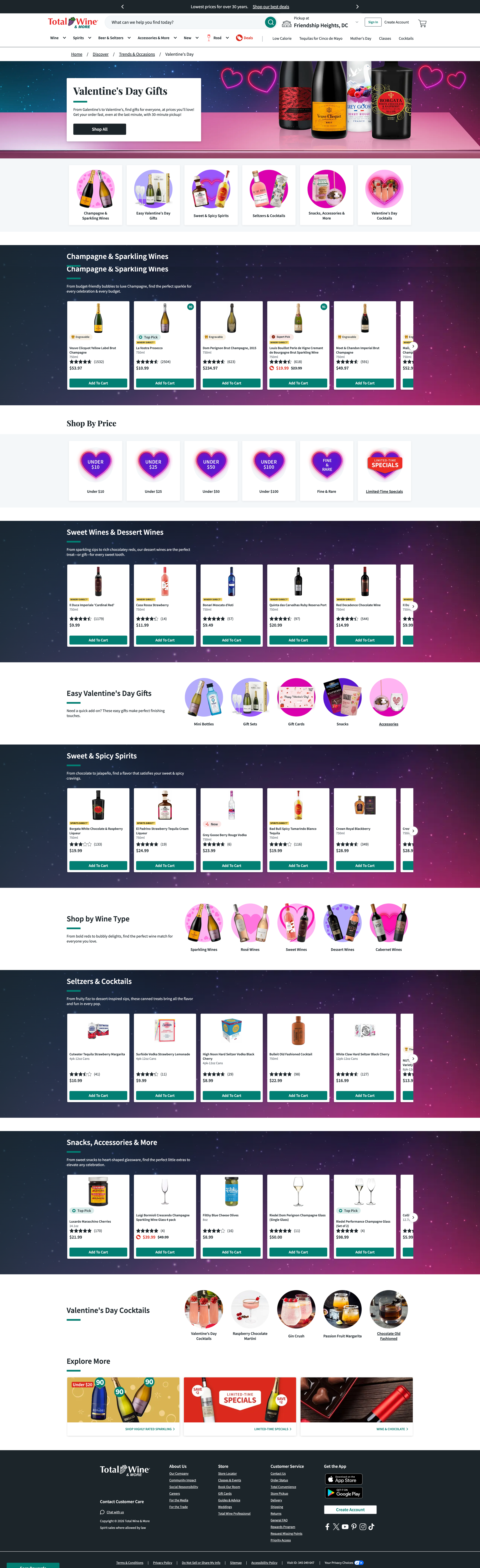 Valentine's Day Landing Page