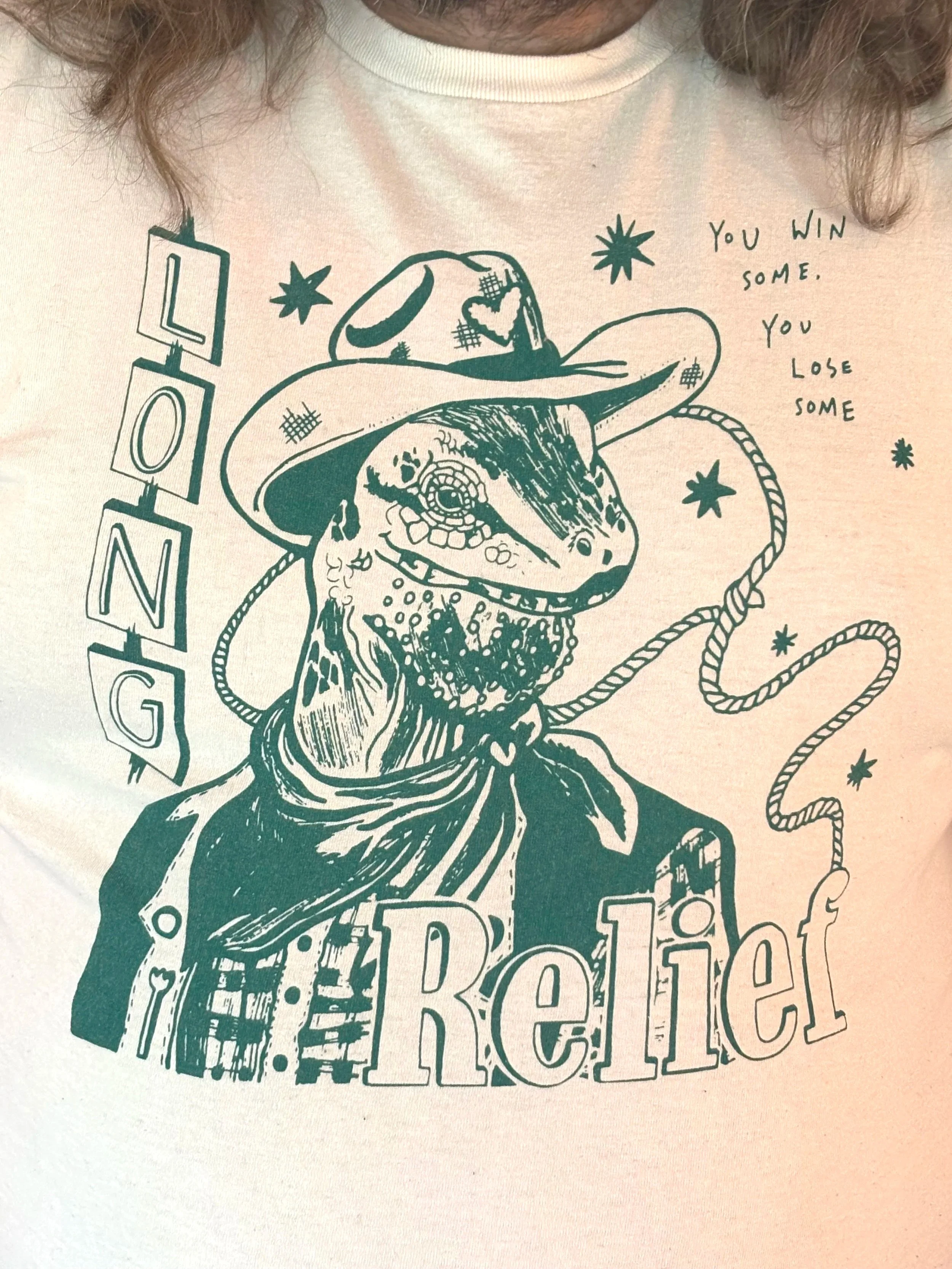 Merch design for Long Relief
