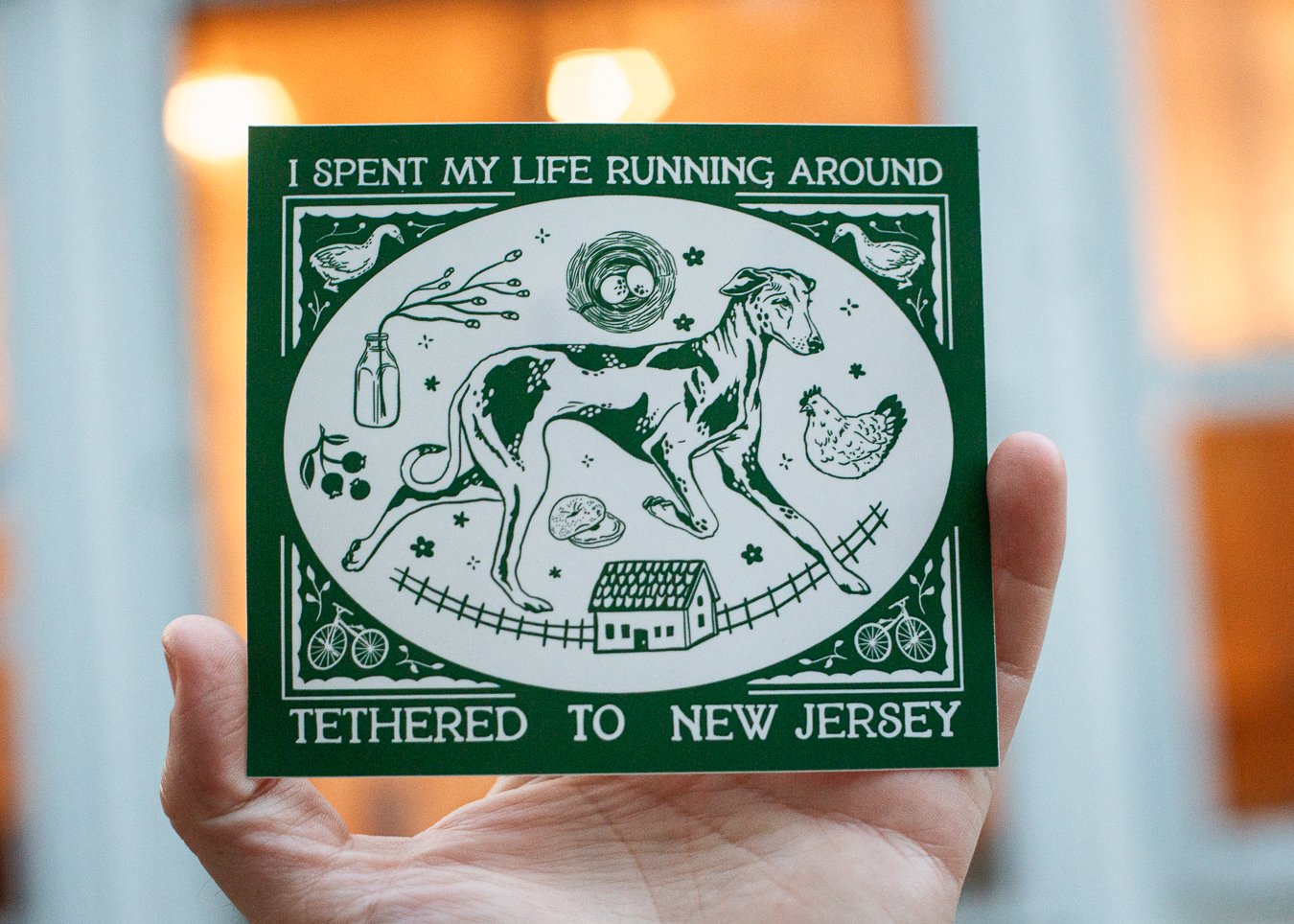 NJ Tether Sticker