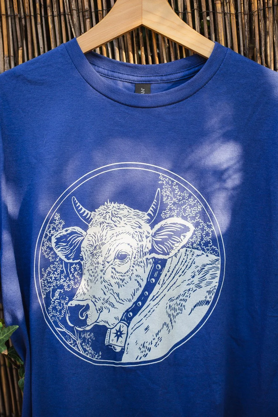 blue cow tee shirt