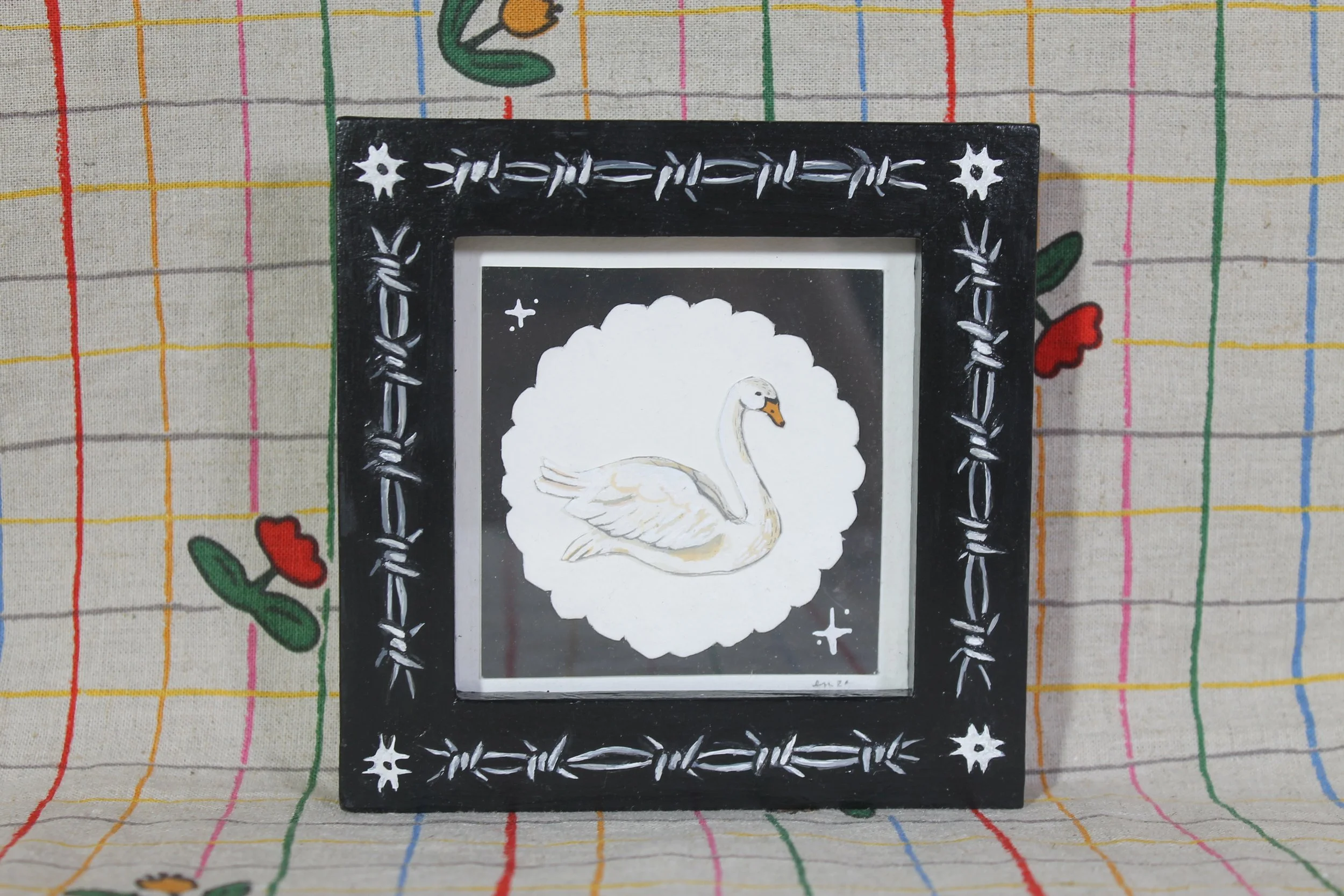 Swan Painting
