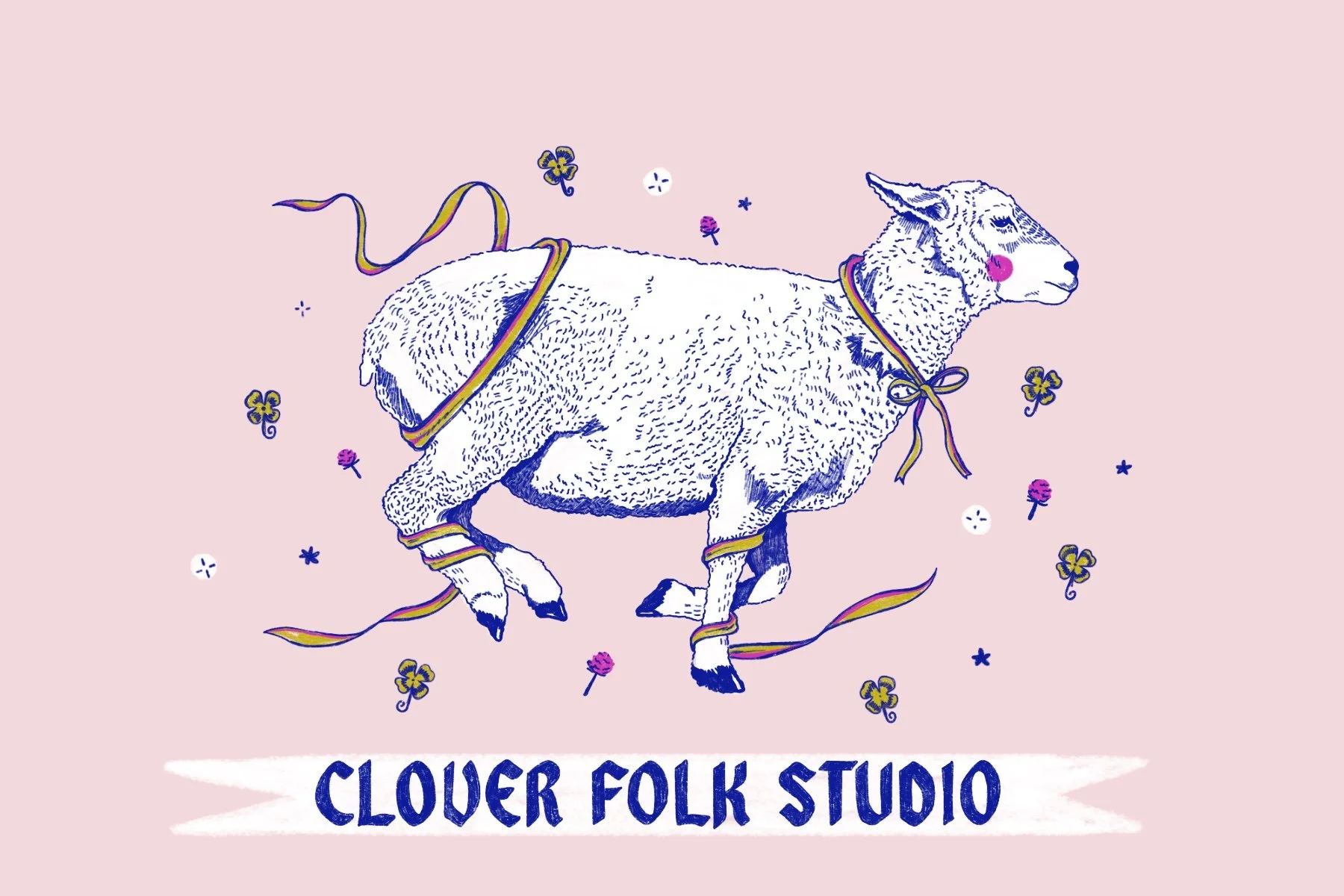 Logo design for Clover Folk Studio