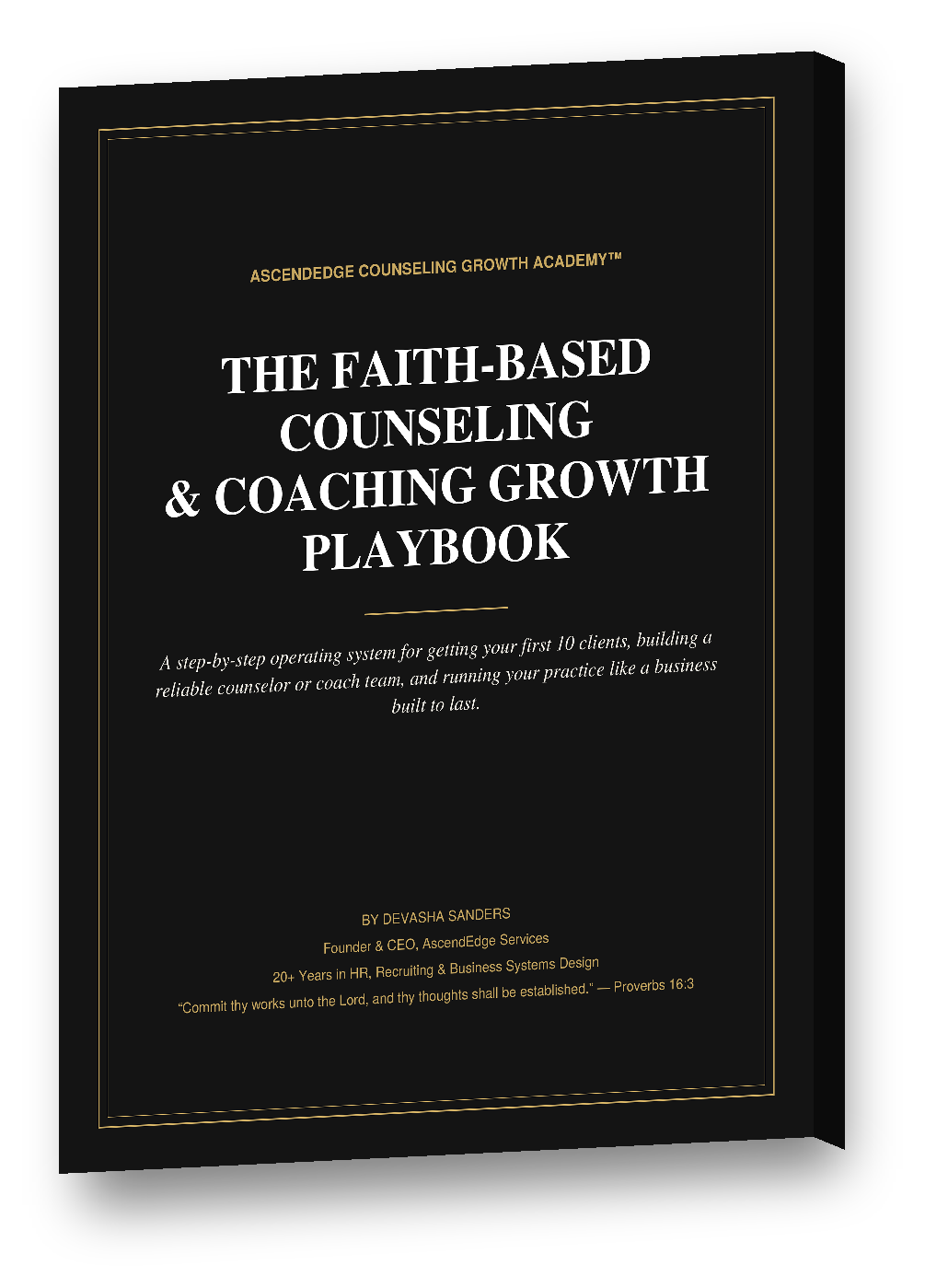 The Faith-Based Counseling & Coaching Growth Playbook