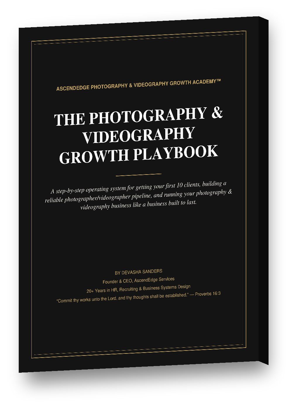 The Photography & Videography Business Growth Playbook + Workbook