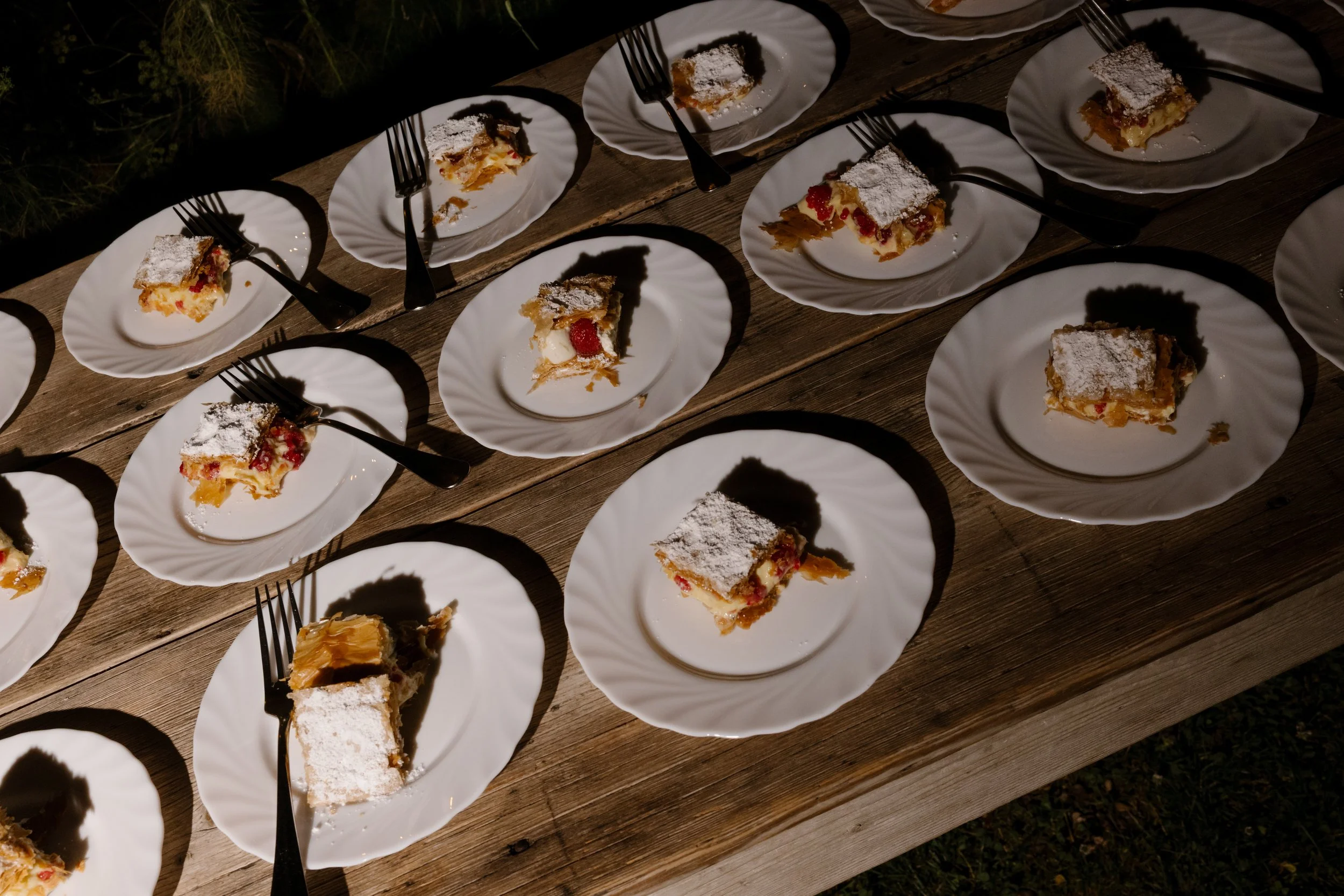 Wedding cake at Venissa