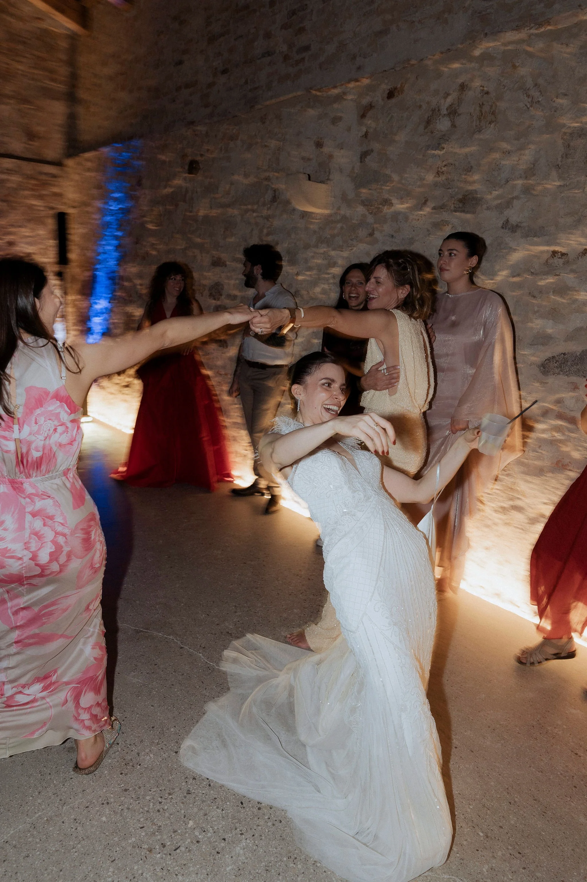 Wedding party at Villa Selvatico