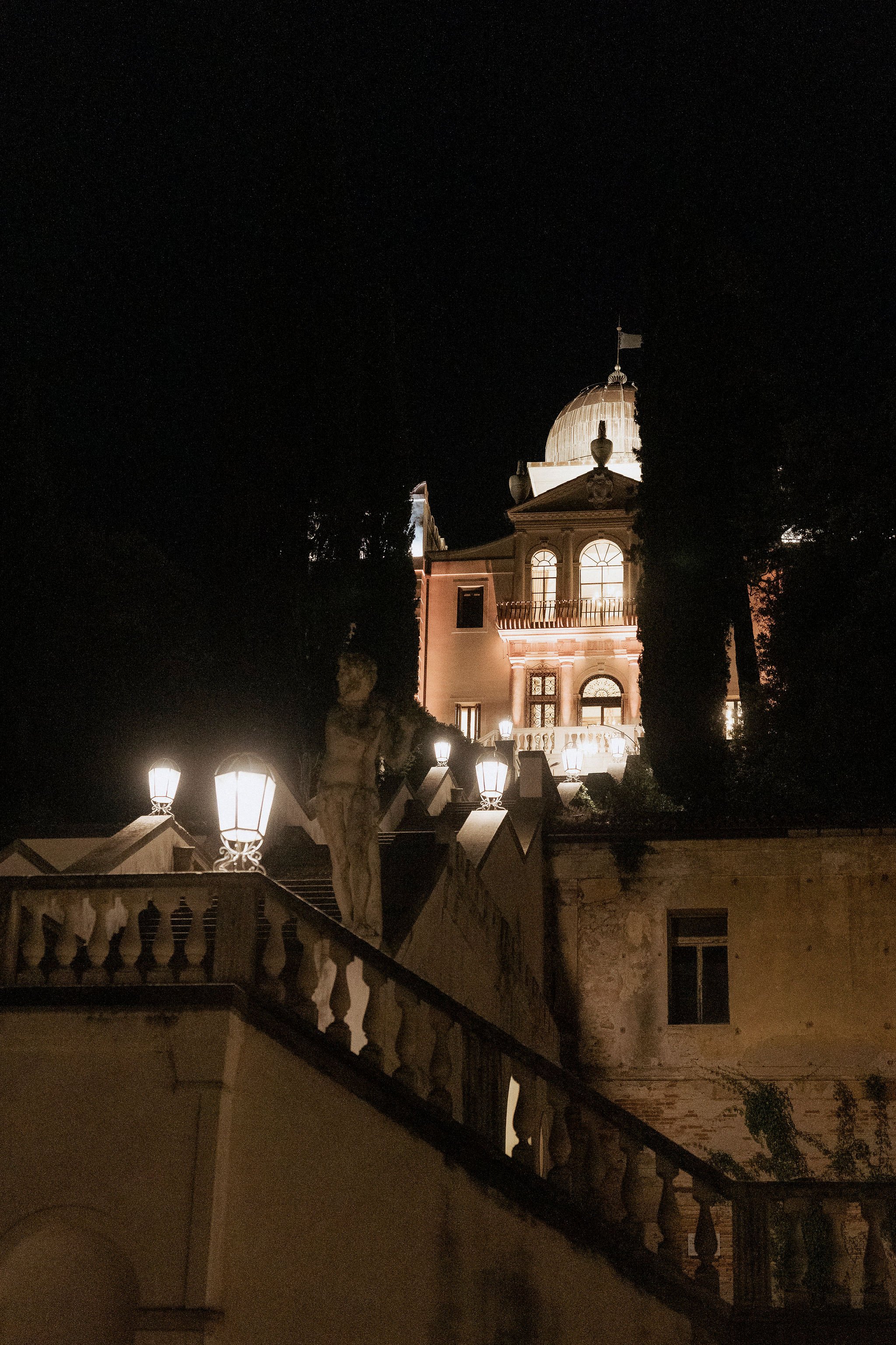 Wedding night at Villa Selvatico