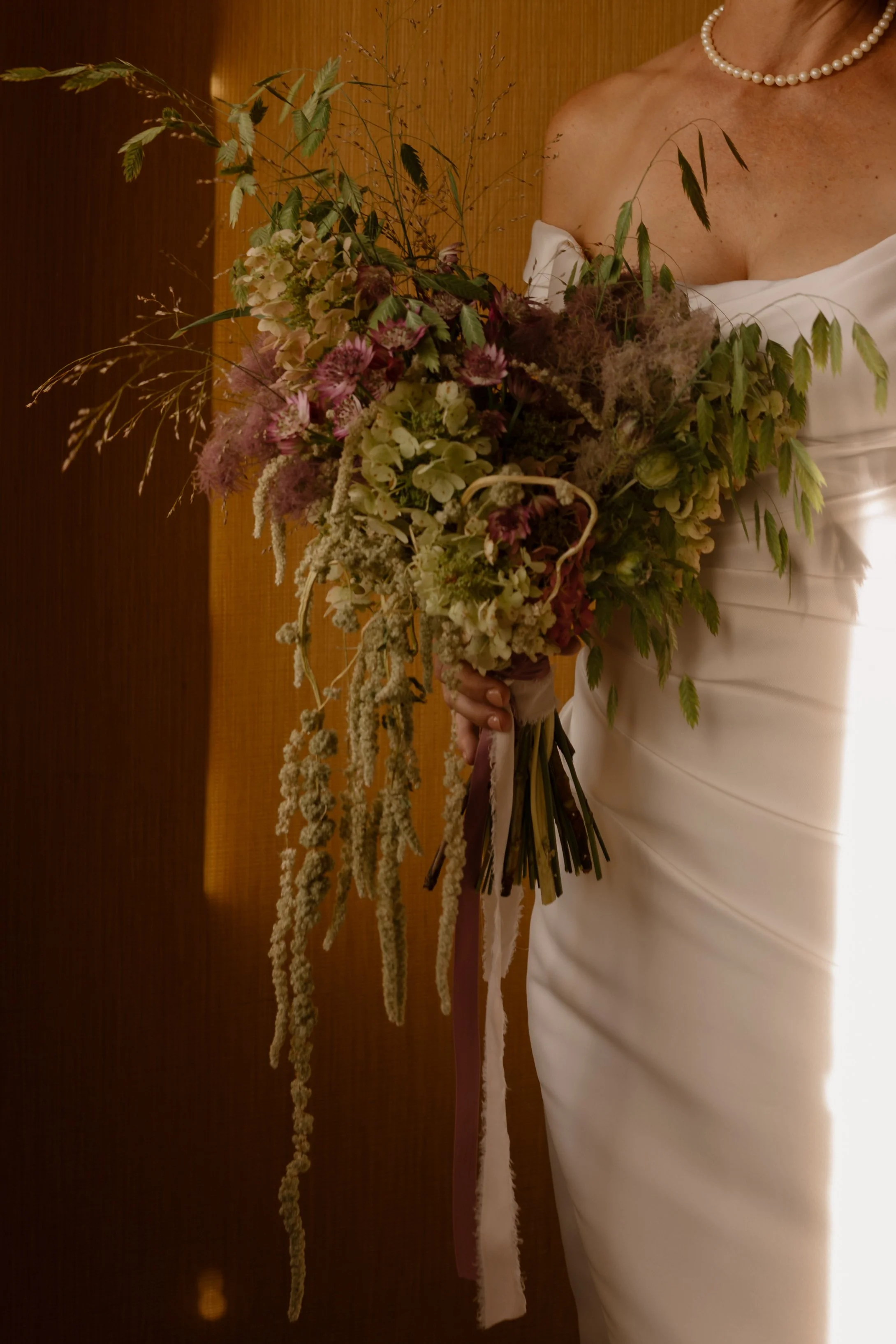 Wedding bouquet in Venice