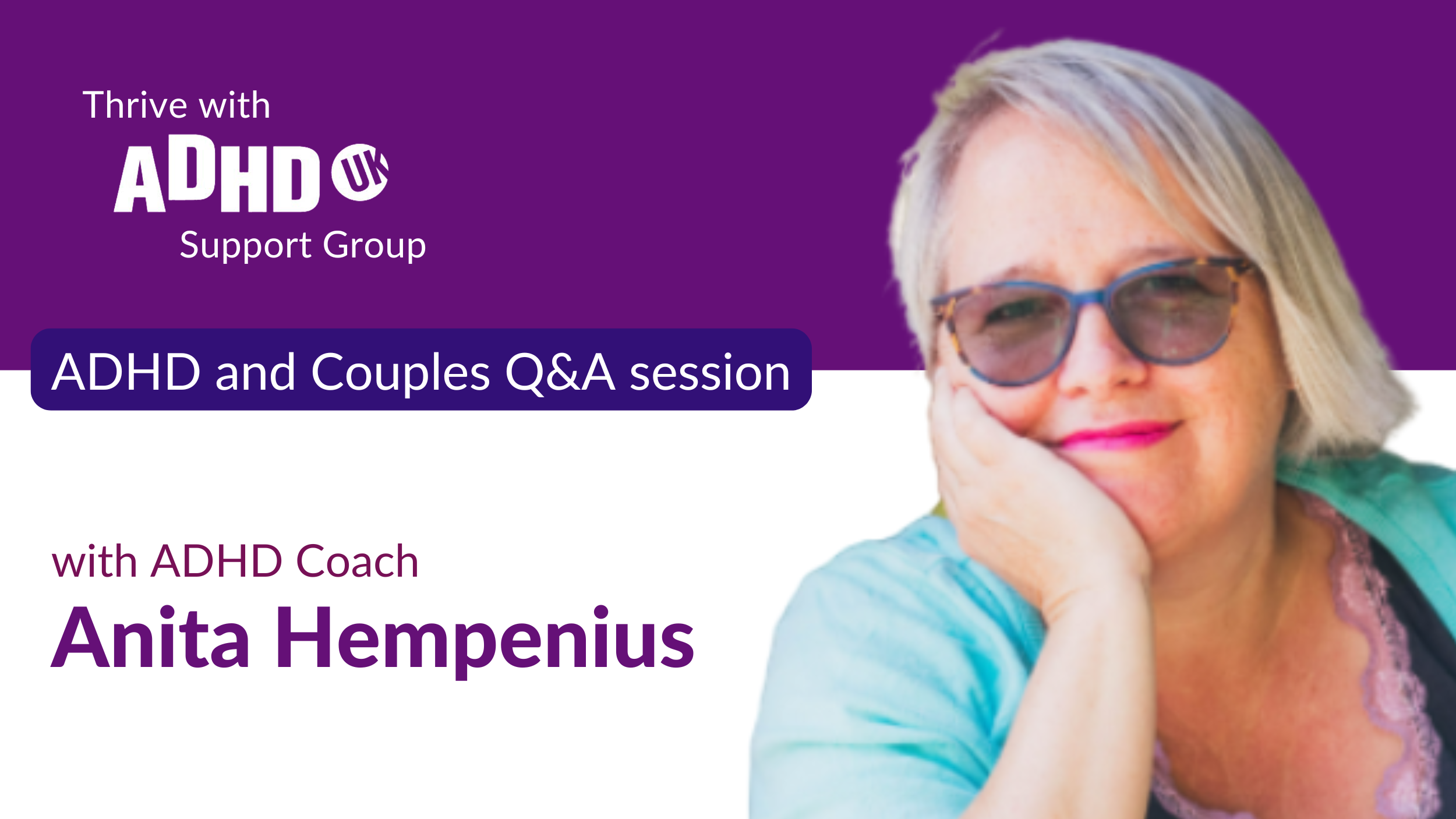 ADHD UK: ADHD and Couples Q&A session – with Anita Hempenius