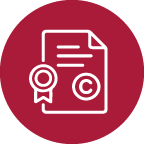 Document icon representing patents and copyrights in Haiti