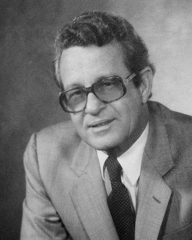 Black and white portrait of Jean de Lespinasse, third generation lawyer in the de Lespinasse family in Haiti.