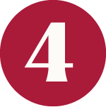 Icon representing step four in the process of Haitian trademark registration for the Chamber of Commerce