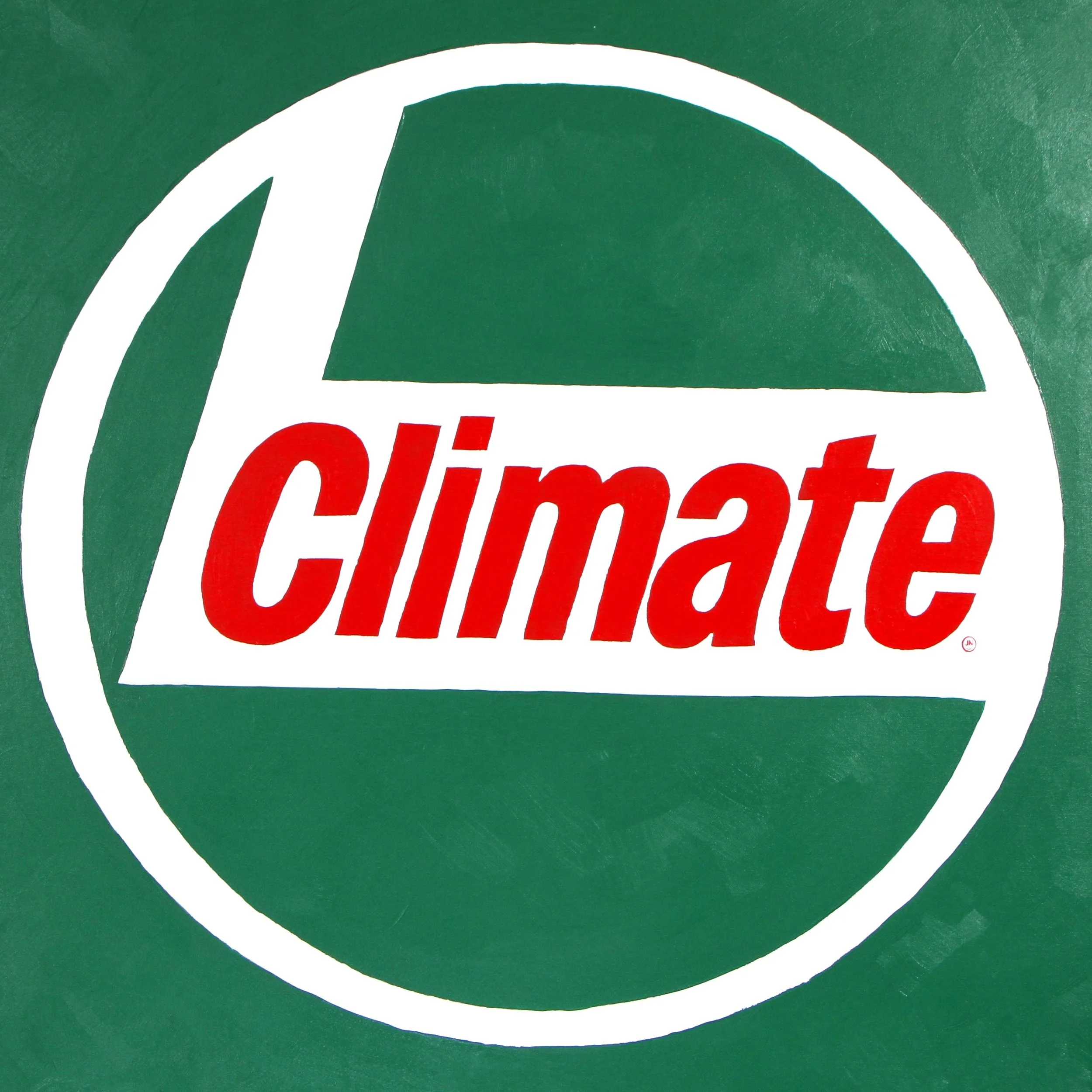   Climate   30 × 30 in.  Acrylic on canvas 