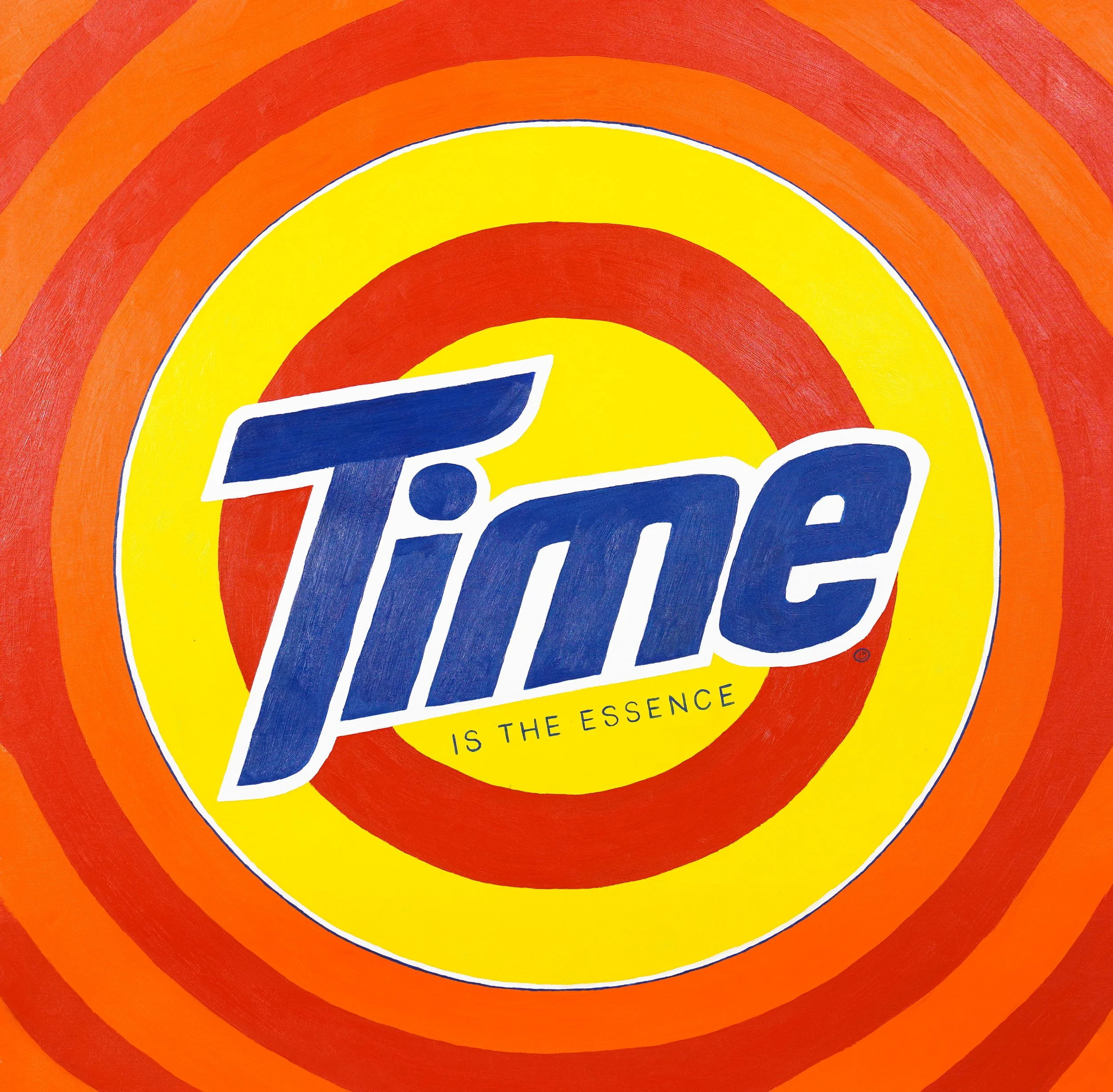  Time is the Essence  36 × 36 in Acrylic on canvas  