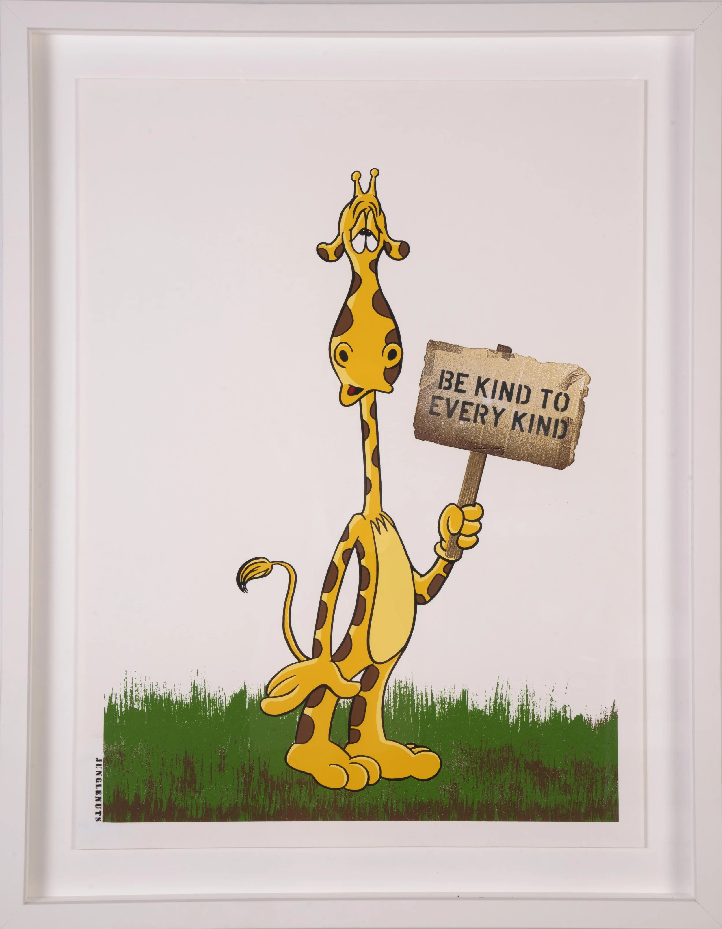  Gigi Be Kind to Every Kind  Edition silkscreen on archival paper 30 × 22 in. 
