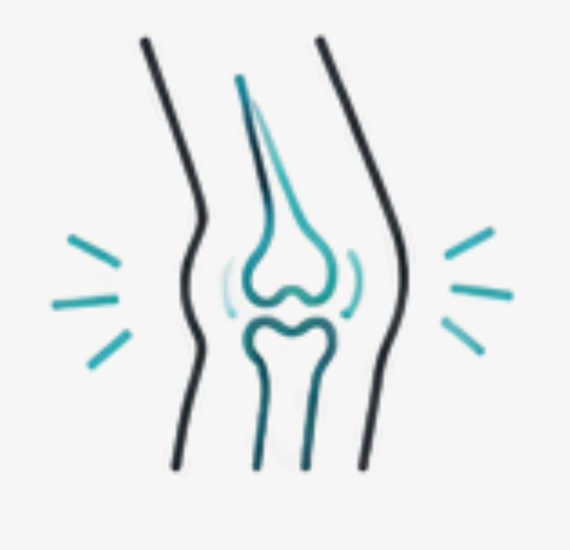 Knee pain icon
