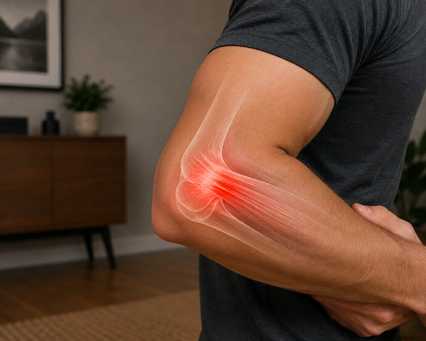 Tennis elbow and golfer's elbow tendon pain