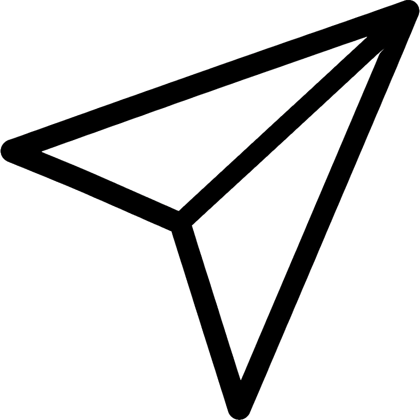 Ícone minimalista que representa rapidez na criação de conteúdo visual.