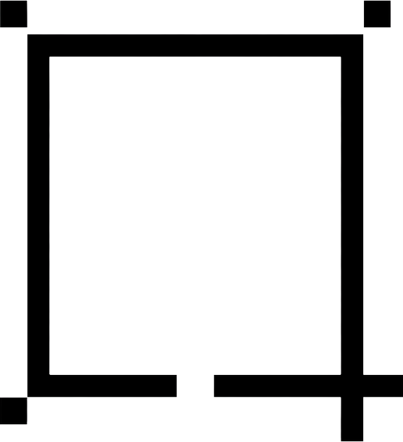 Ícone minimalista que representa autonomia e controlo na produção visual.