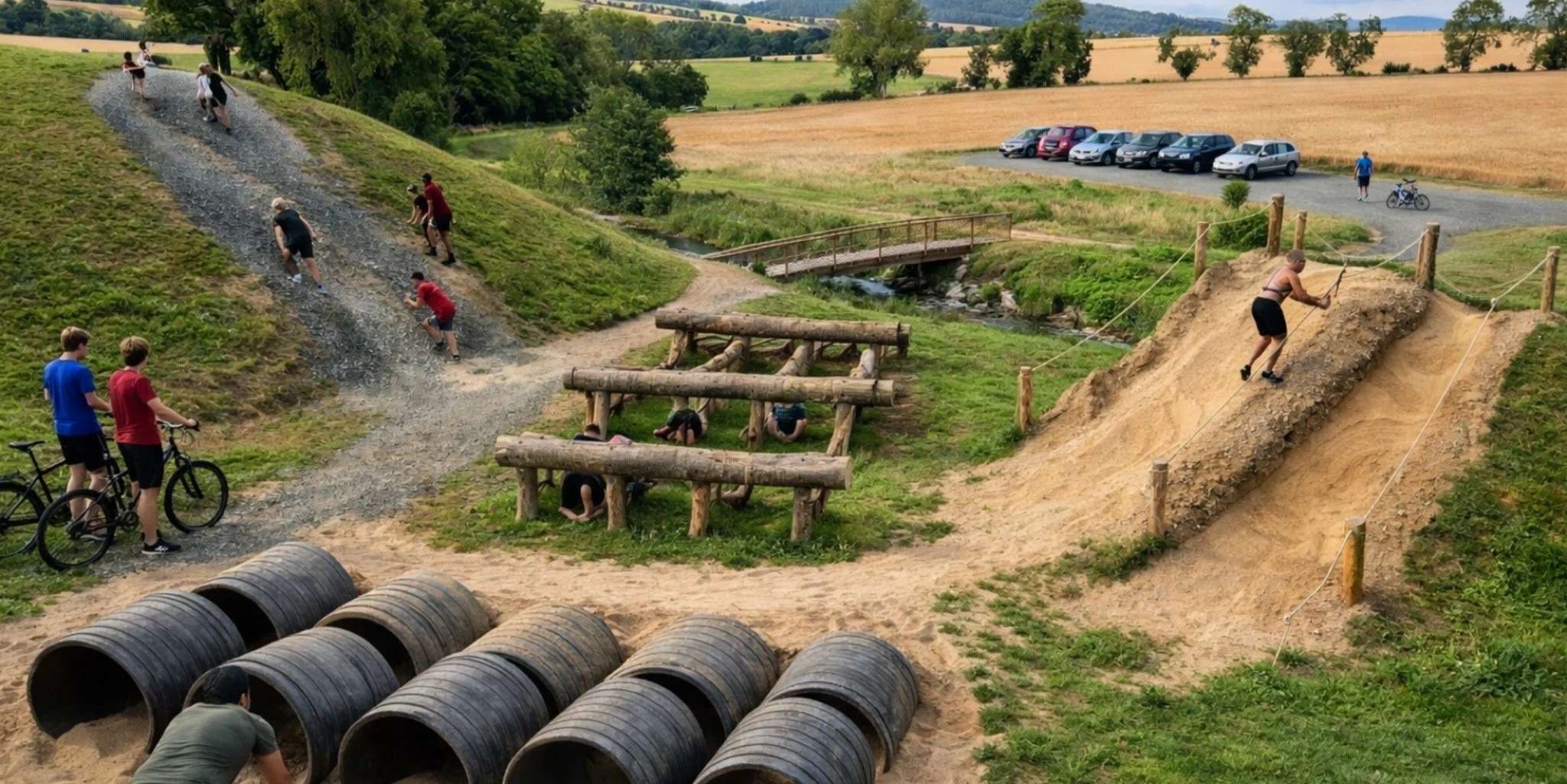 An artists impression of the proposed outdoor exercise area