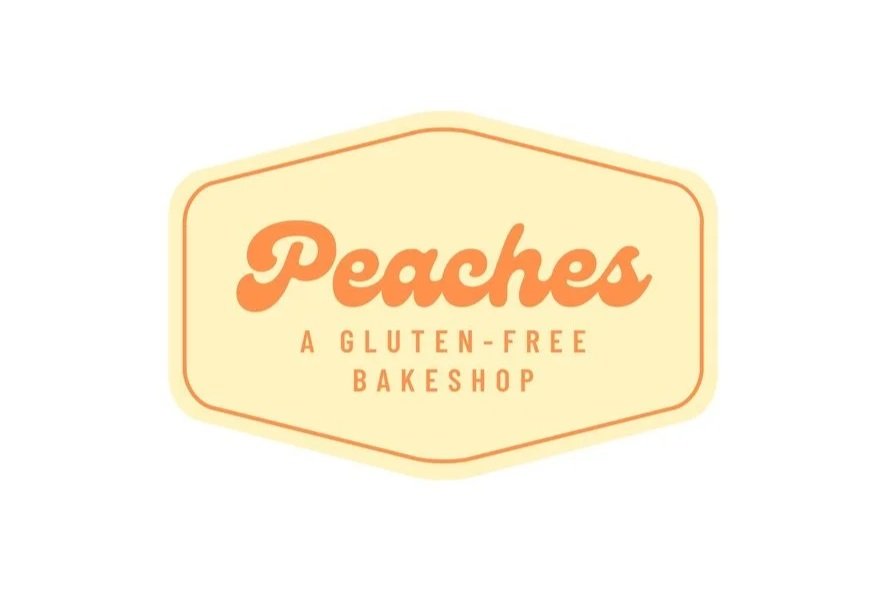 Peaches Bakeshop Logo Sticker