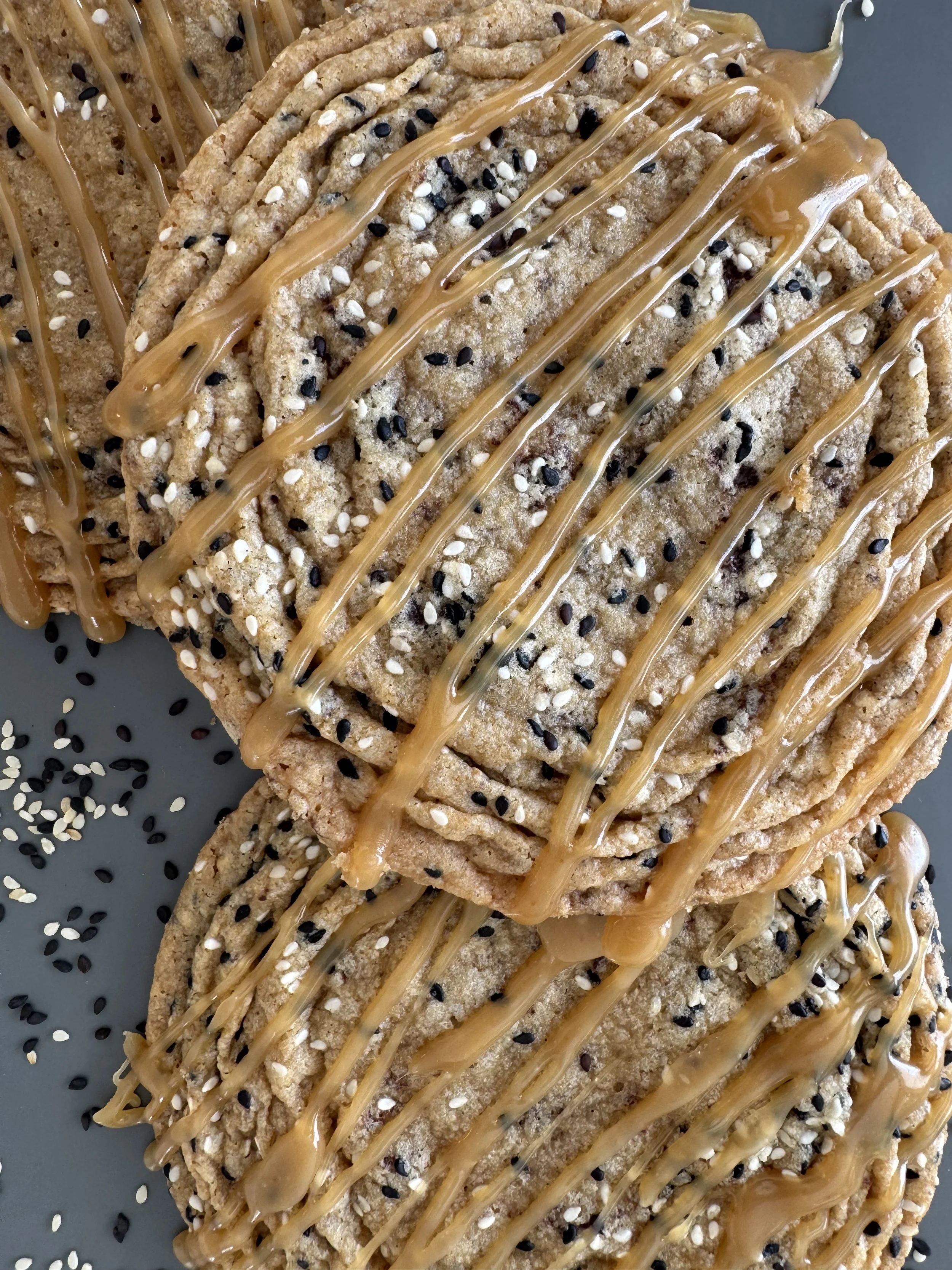 Miso Caramel Sesame Cookies - $/dozen 