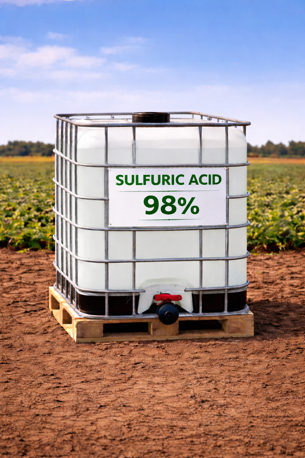 Industrial-Grade Sulfuric Acid 98%