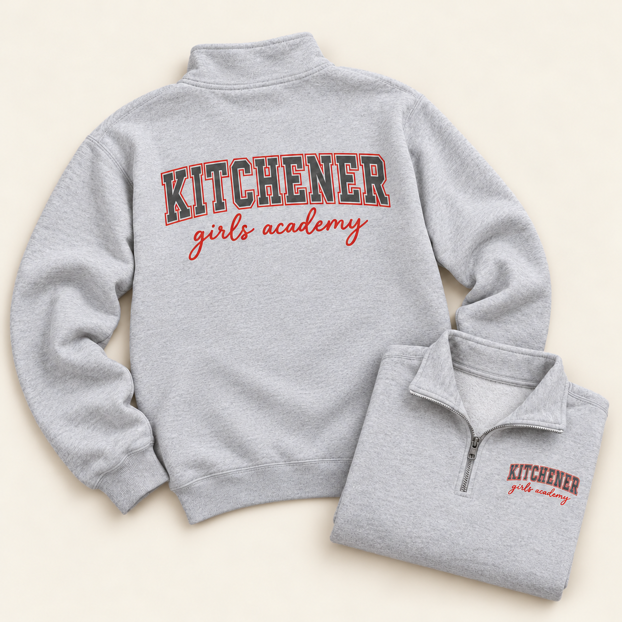 Smooth Kitchener girls academy quarter-zip.png
