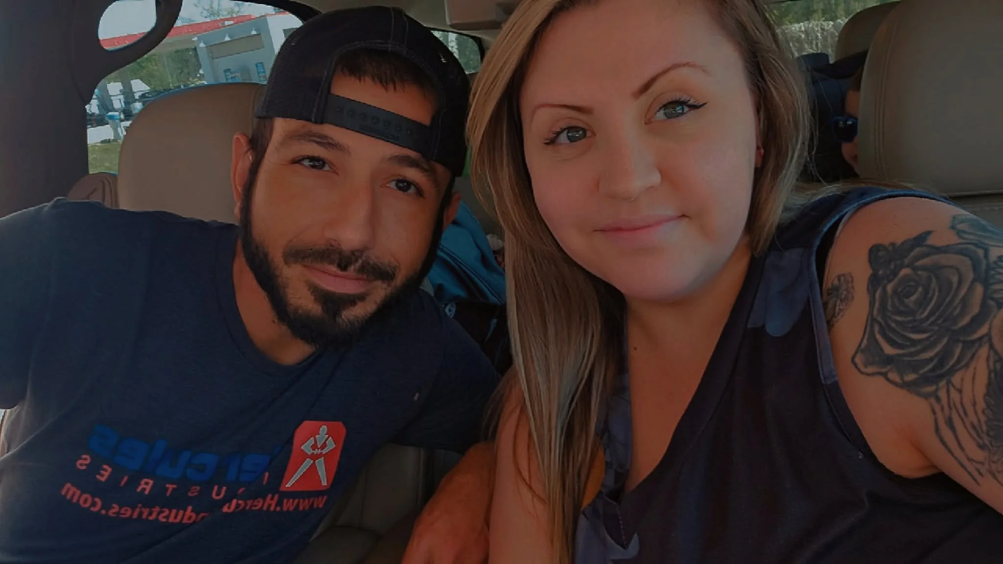 Modern day Family man taking his wife and kids out