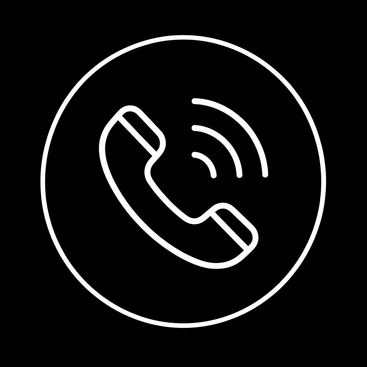 Phone icon showing a telephone receiver