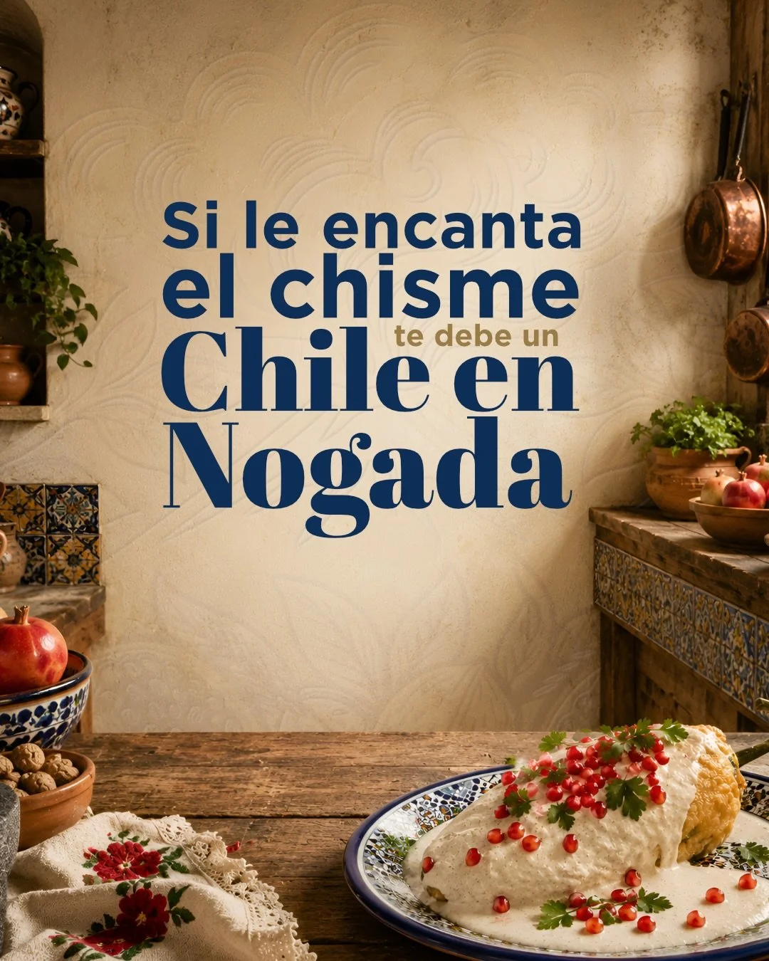 No es que queramos crear conflictos, pero... &iquest;cu&aacute;ntos Chiles en Nogada te deben ya? 👀

Menciona a esa persona que siempre te cambia los planes, vuelve con el ex o te cuenta todo el chisme, &iexcl;es hora de que pague su deuda! 
Etiqu&e