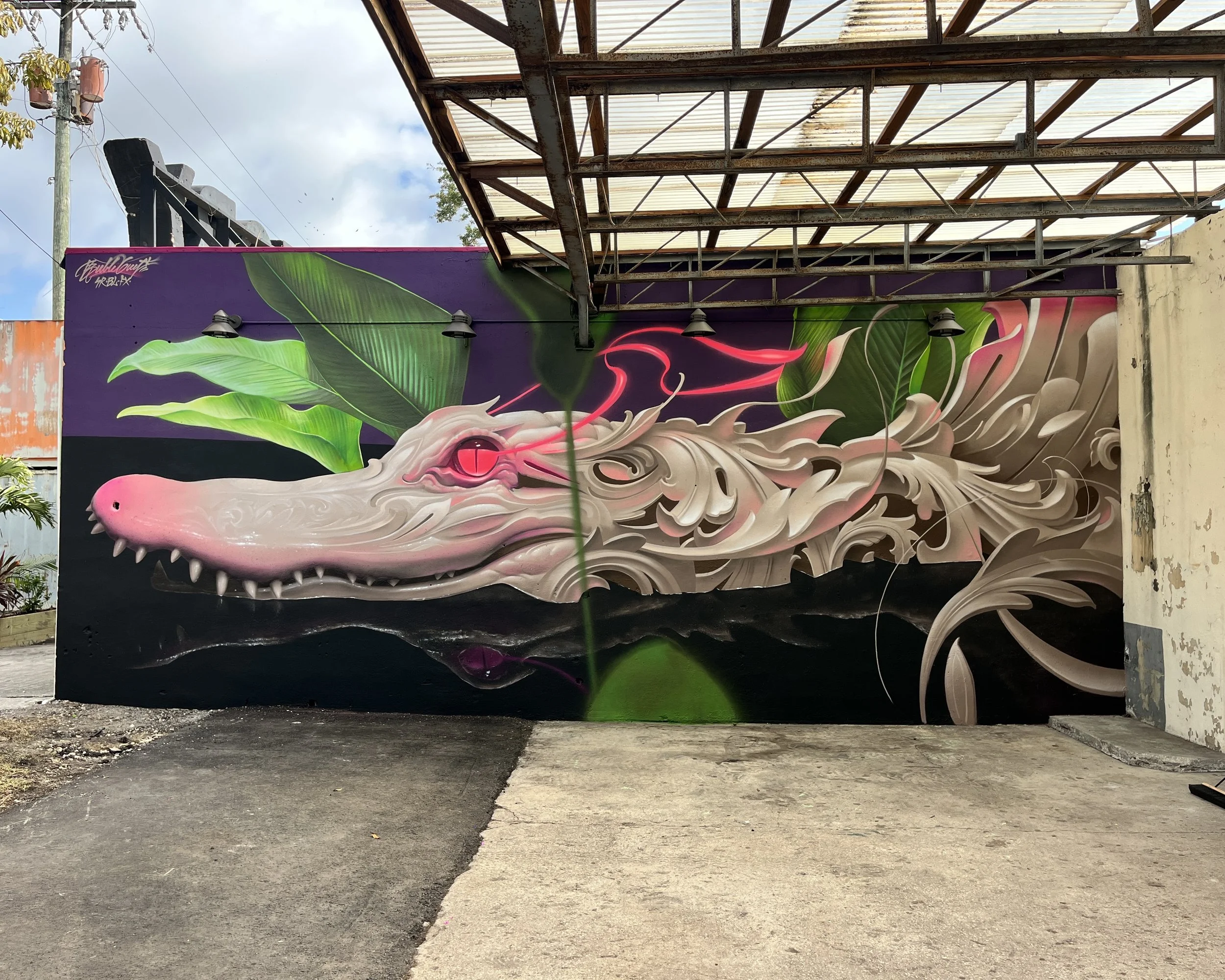 Ornamental Albino Gator